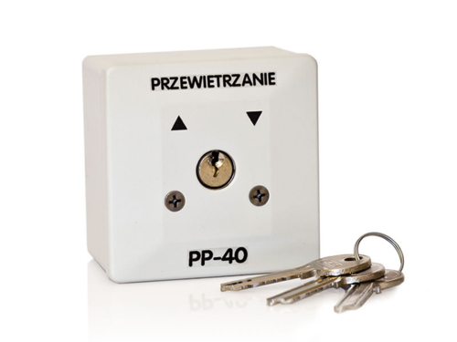 przełącznik przewietrzania kluczykowy PP-40 N/T