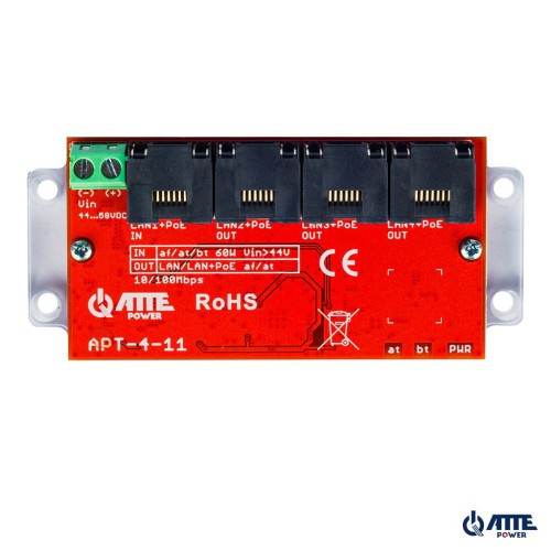 Switch PoE 4 portowy APT-4-11 ATTE