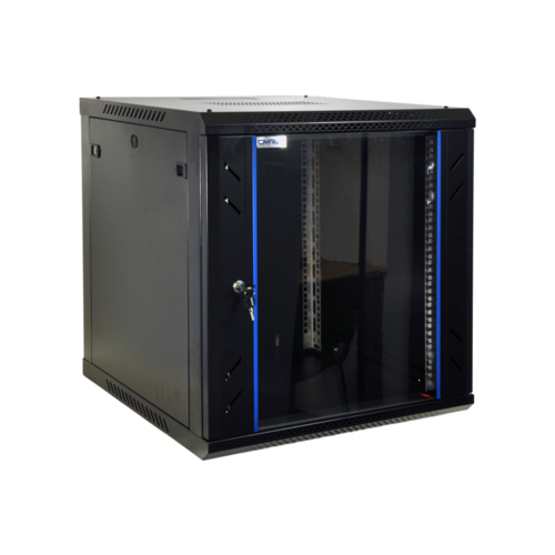 Szafa RACK 12U wisząca do złożenia CMR-CAB-12-600 (G) czarna