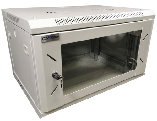 Szafa RACK 6U wisząca do złożenia CMR-P-CAB-06-450 (W) szara