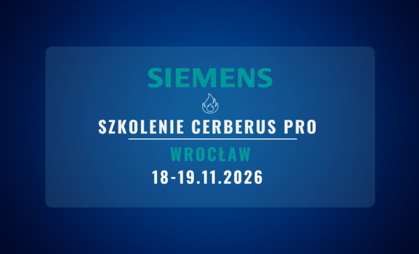 Szkolenie Siemens Cerberus Pro - Wrocław 18-19.11.2026
