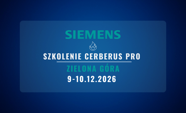 Szkolenie Siemens Cerberus Pro - Zielona Góra 9-10.12.2026