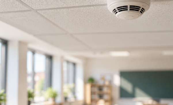 System sygnalizacji pożarowej dla bezpieczeństwa szkoły