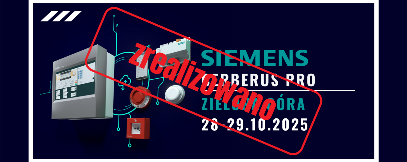 Szkolenie Siemens Cerberus Pro - Zielona Góra 28-29.10.2025